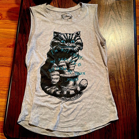 Disney Tops Disney Cheshire Cat Tank Top Poshmark